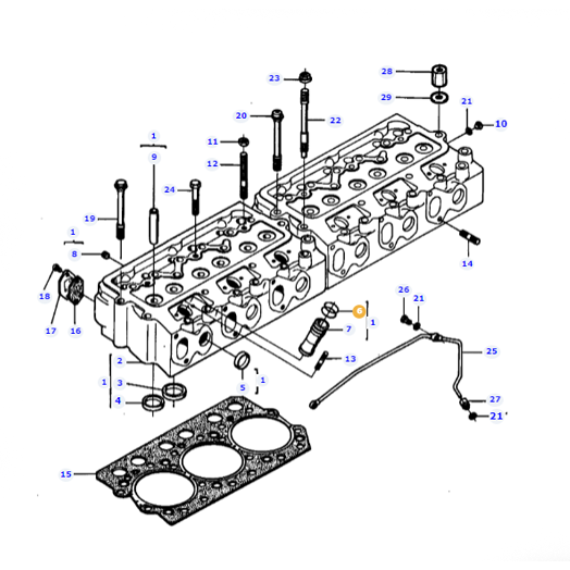 Massey Ferguson - O-ring - V614602415 - Farming Parts