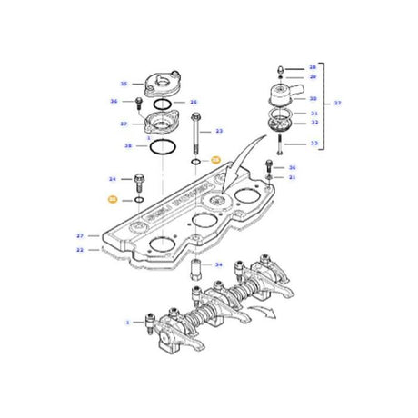 Massey Ferguson - O-ring - V614901030 - Farming Parts