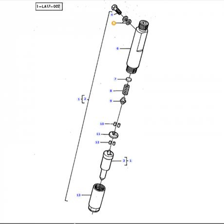 Massey Ferguson - Sealing Washer - V615870610 - Farming Parts