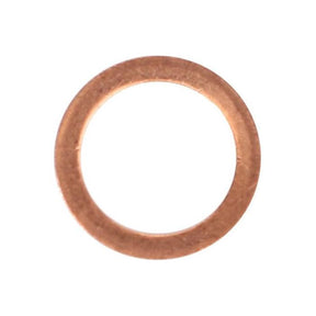 AGCO's Massey Ferguson Sealing Washer (V615870812) features a round copper design with a smooth surface, suitable for Massey Ferguson models.
