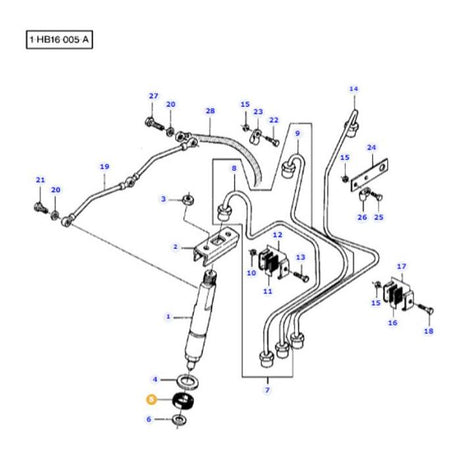 Massey Ferguson - Rubber Ring - V835336276 - Farming Parts