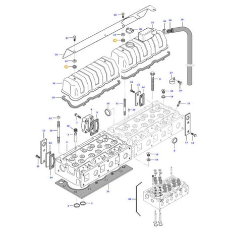 Massey Ferguson - Rubber Bush - V836012841 - Farming Parts