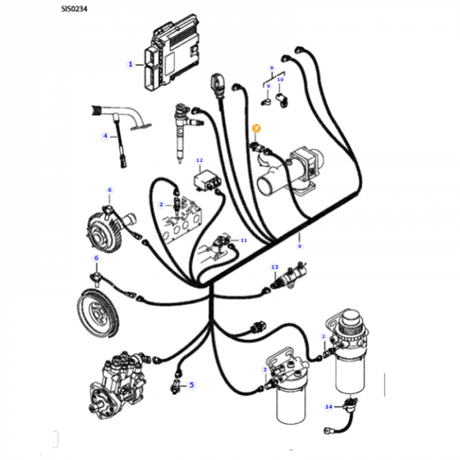 Massey Ferguson - Boost Pressure Sensor - V837073934 - Farming Parts