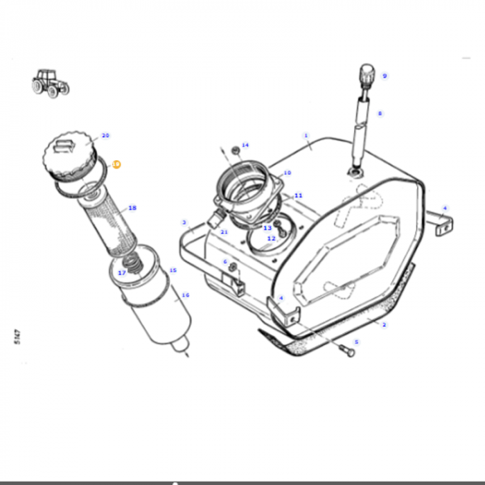 Fendt - Flat Sealing Washer - X820500051000 - Farming Parts