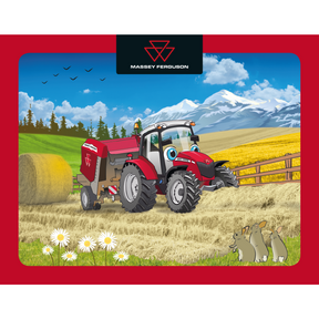 Massey Ferguson - SET OF 2 JIGSAW PUZZLES OF 36 PIECES FOR CHILDREN | NEW LOGO - X993342208000 - Farming Parts